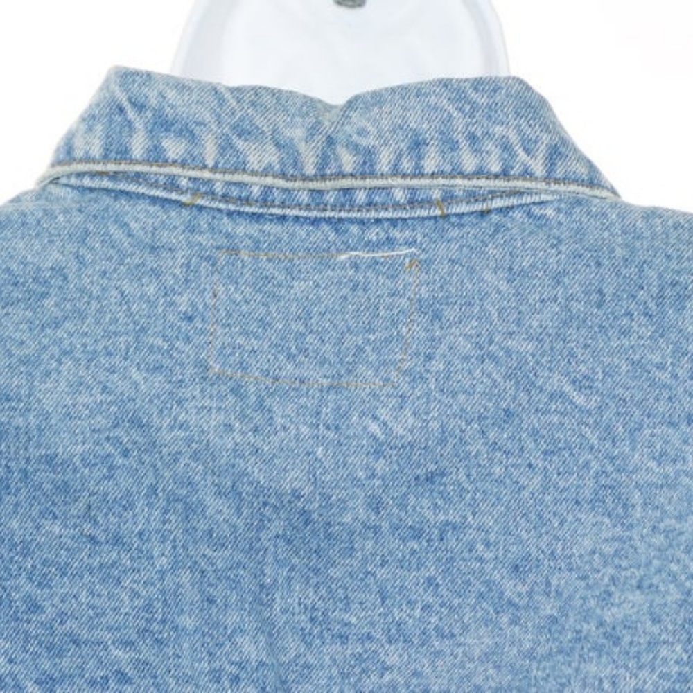 Retro Jordache Cropped Jean Jacket Rhinestones - Picture 5 of 8